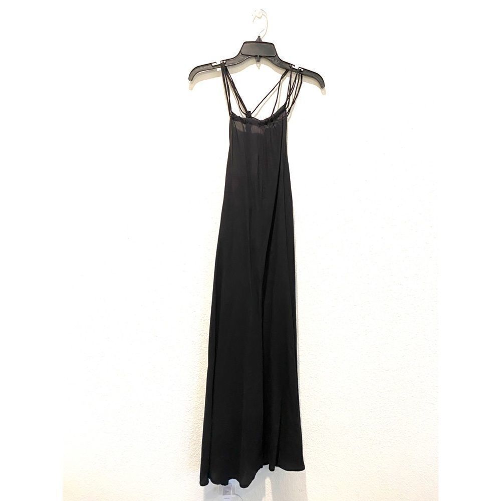 Sundress Nikita 100% Silk Tassel Halter Maxi Dress — image 7 of 8